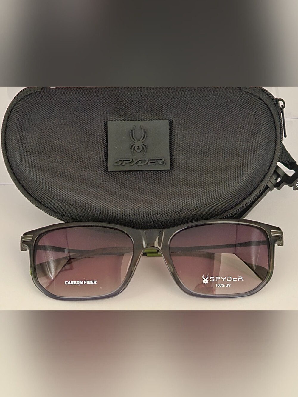 Spyder Men’s Black Sunglasses with Case